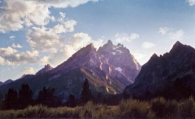 Royalty-Free and Rights-Managed Images - Grand Teton by Scott Norris