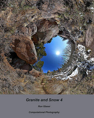 Landscapes Royalty-Free and Rights-Managed Images - Granite and Snow 4 by Ron Glaser