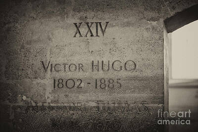 Alphabet Soup - Grave of Victor Hugo by Patricia Hofmeester