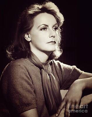 Actors Photos - Greta Garbo, Vintage Movie Star by Esoterica Art Agency