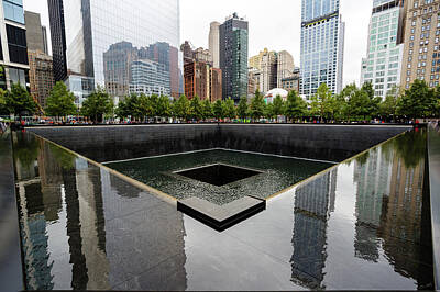 Pixel Art Mike Taylor - Ground Zero Reflections by Brian Knott Photography