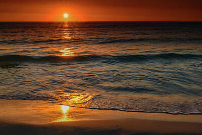 Graphic Tees - Gulf Coast Sunset by Charlie Choc