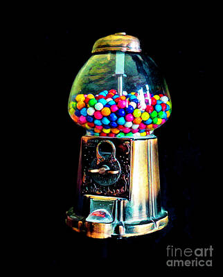 Abstract Stripe Patterns - Gum Ball Machine by Cathy Donohoue