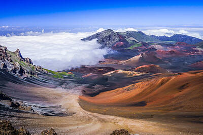 Fantasy Royalty-Free and Rights-Managed Images - Haleakala Craters Maui by Janis Knight
