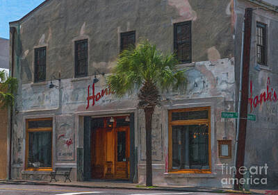 Wild Horse Paintings - Hanks Seafood Restaurant by Dale Powell