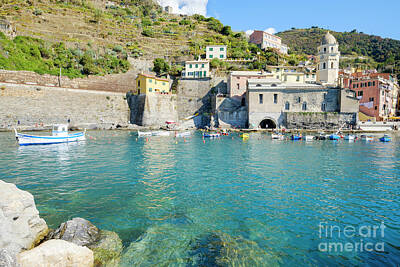 Fruit Photography - Harbour in Vernazza in the Cinque Terre by Julie Woodhouse
