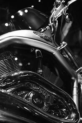 Musicians Photo Royalty Free Images - Harley Davidson Royalty-Free Image by James Fitzpatrick