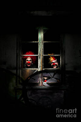 The Dream Cat Rights Managed Images - Haunted Clown House Royalty-Free Image by Jorgo Photography