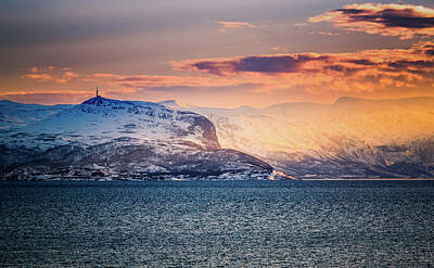Prescription Medicine - Helligfjellet Tower Sunset by Adam Rainoff