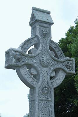 Just Desserts Rights Managed Images - High Cross at Glendalough Ireland Royalty-Free Image by Karen Desrosiers