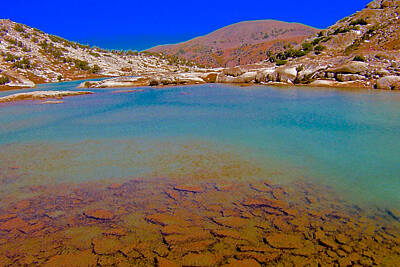 Maps Rights Managed Images - High Sierra Glacial Lake Royalty-Free Image by Scott L Holtslander