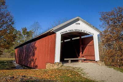 Music Royalty-Free and Rights-Managed Images - Hillsdale/Possum Bottom/Jacksons Ford covered bridge by Jack R Perry