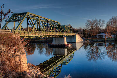 Everet Regal Royalty-Free and Rights-Managed Images - Hinmansville Bridge by Everet Regal