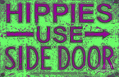 Royalty-Free and Rights-Managed Images - Hippies Use Side Door by John C Stephens