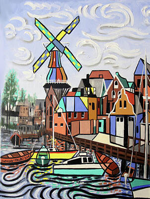 Graphic Tees - Holland Not Just Tulips And Windmills  by Anthony Falbo