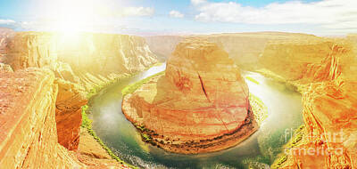 Just Desserts Rights Managed Images - Horseshoe Bend sunset Royalty-Free Image by Benny Marty