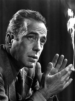 Snails And Slugs - Humphrey Bogart smoking Yousuf Karsh photo c. 1954-2015 by David Lee Guss