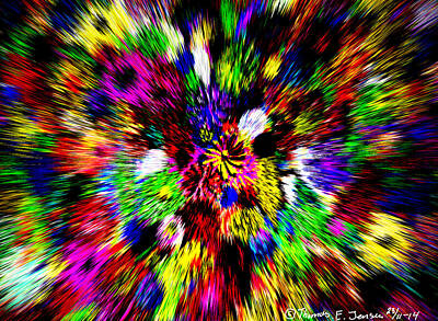Surrealism Royalty-Free and Rights-Managed Images - Hypno Flowers by ThomasE Jensen