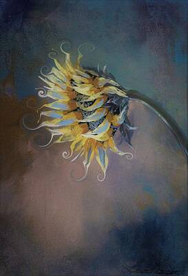 Best Sellers - Sunflowers Digital Art - I Feel Like A Sunflower Painting by Lisa Kaiser