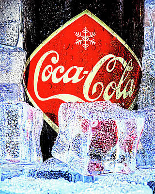 Food And Beverage Photos - Ice Cold Coke by Bob Orsillo