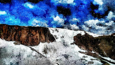 Shark Art - Icefall like a waterfall by Ashish Agarwal