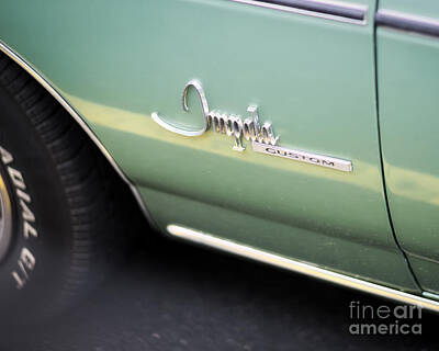 Typographic World Royalty Free Images - Impala 3 Royalty-Free Image by Patrick Lynch