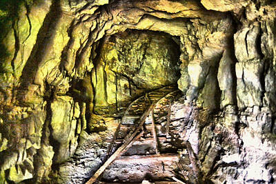 Birds Royalty-Free and Rights-Managed Images - Inside a mine shaft by Jeff Swan