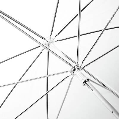 Latidude Image - Inside of a White Umbrella by SR Green
