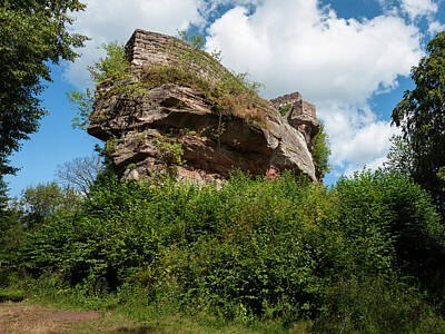 1-war Is Hell - Interesting stone formation with old walls, Vosges mountains by Stefan Rotter
