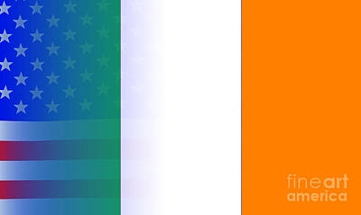Sewing Machine Rights Managed Images - Irish Flag Stars and Stripes Royalty-Free Image by Bigalbaloo Stock