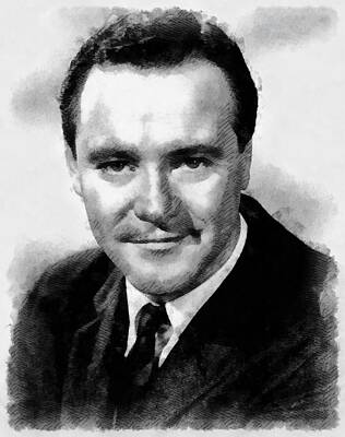 Actors Paintings - Jack Lemmon Hollywood Actor by Esoterica Art Agency