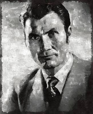 Celebrities Royalty-Free and Rights-Managed Images - Jack Palance Hollywood Actor by Esoterica Art Agency
