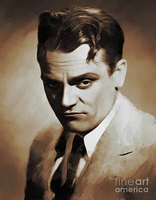 Celebrities Royalty-Free and Rights-Managed Images - James Cagney, Actor by Esoterica Art Agency