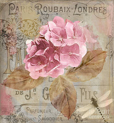 Cities Rights Managed Images - Jardin Rouge II Royalty-Free Image by Mindy Sommers