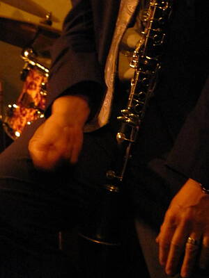 Jazz Royalty-Free and Rights-Managed Images - Jazz Clarinet by Anita Burgermeister