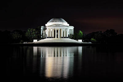 Tithi Luadthong - Jefferson Memorial Reflection by Bill Dodsworth