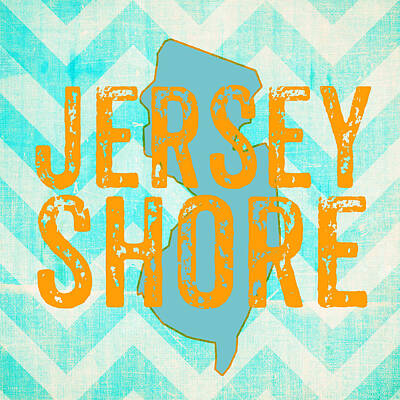 Beach Digital Art - Jersey Shore by Brandi Fitzgerald