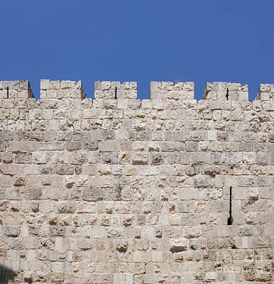 Just In The Nick Of Time - Jerusalem The walls of the old city 1 by Tomi Junger