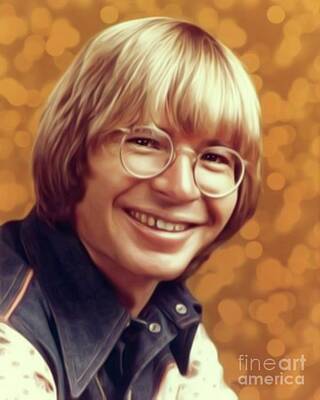 Musician Rights Managed Images - John Denver, Music Legend Royalty-Free Image by Esoterica Art Agency