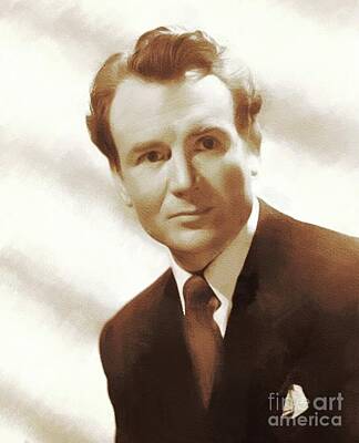 Actors Royalty-Free and Rights-Managed Images - John Mills, Movie Legend by Esoterica Art Agency