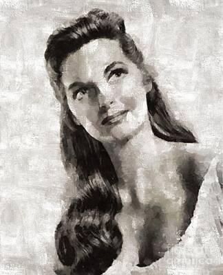 Western Buffalo Royalty Free Images - Julie London, Actress Royalty-Free Image by Esoterica Art Agency