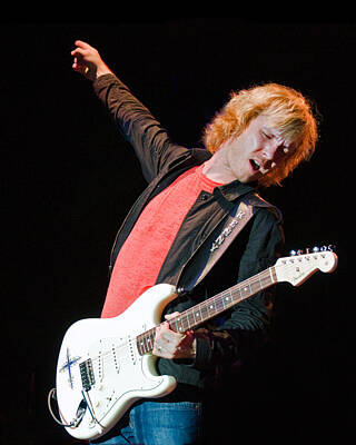 Seascapes Larry Marshall - Kenny Wayne Shepherd with Fender Artic White Signature Stratocas by Ginger Wakem