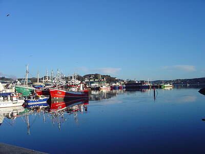 John Moyer Royalty-Free and Rights-Managed Images - Killeybeggs Harbor by John Moyer