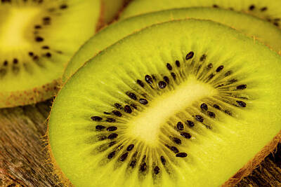 Kitchen Food And Drink Signs - Kiwi Slices by Teri Virbickis