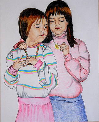 Best Sellers - Still Life Drawings - Kristin and Carrie by Sarah Hamilton