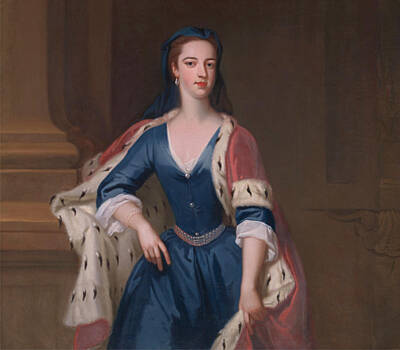  Painting - Lady Anne Cavendish by Jonathan Richardson the Elder