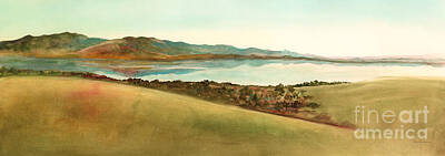 Paintings - Lago Del Coghinas by Amy Kirkpatrick