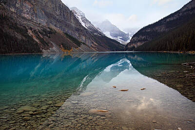 Royalty Free Images - Lake Louise Banff National Park Royalty-Free Image by Pierre Leclerc Photography
