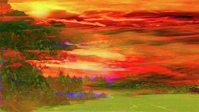 Abstract Landscape Photos - Landscape Abstract-Enchantment by Mike Breau
