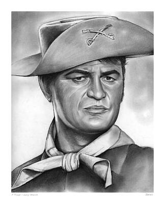 Recently Sold - Actors Drawings - Larry Storch by Greg Joens